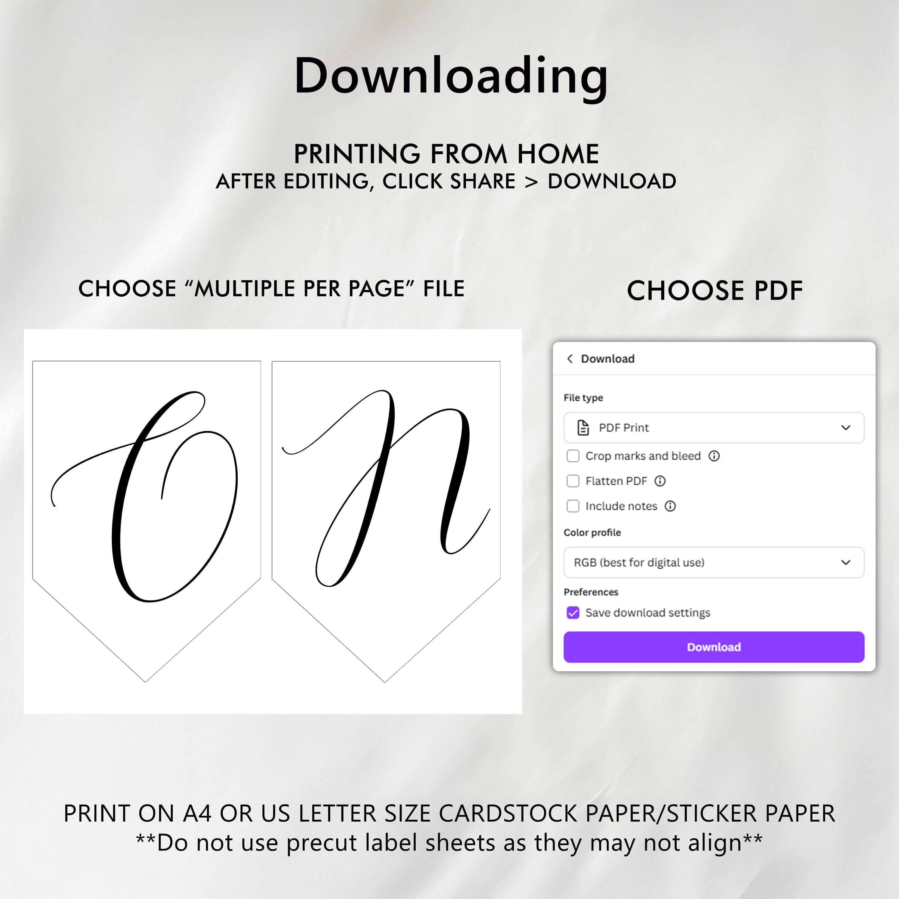 Minimalist Modern High Chair Banner, Gender neutral, Printable Bunting Flag 9175