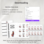Rancing Car Party Decorations, First Birthday Red Car Party Bundle, Fast Car Birthday Party Set Template Instant Download 5987