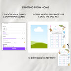 Winnie the Pooh Gender Reveal Games, Baby Shower Printable Party Games