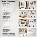 Editable Halloween Party Decorations Halloween Birthday Party Package Kids Costume Party Spooky Celebration Boy Bundle Party Package