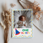 Fun to Be One Year Photo, Baby's 1st Year Month Photos