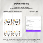 Editable Halloween Food Labels Halloween Costume Party, Pumpkin Witch Mummy Halloween Party, Name Card Party Decor Template Printable