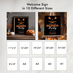 Editable Halloween Pumpkin Face Party Bundle Decorations, Pumpkin Face Party Package Bundle, Halloween Pumpkin Face Decorations