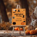 Editable Halloween Cute Costume Party Welcome Sign – Instant Download