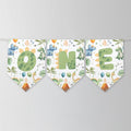 Dinosaur One High Chair Banner, Dinosaur First Birthday Party Decor Banners 9165