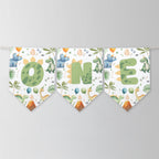 Dinosaur One High Chair Banner, Dinosaur First Birthday Party Decor Banners 9165
