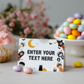Costume Party Food Label, Halloween Birthday Tent Card Printable Template