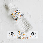 Editable Halloween Party Water Bottle Labels, Halloween Costume Party Water Bottle, Digital Download Template Printable