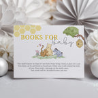 Winnie the Pooh Books For Baby Printable, Baby Shower Book Request Cards