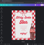 Ready to pop Mimosa Bar Sign, Retro Soda Momosa Bar Baby Shower