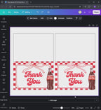 Ready to pop Thank You Card Template, Soda Special Thanks